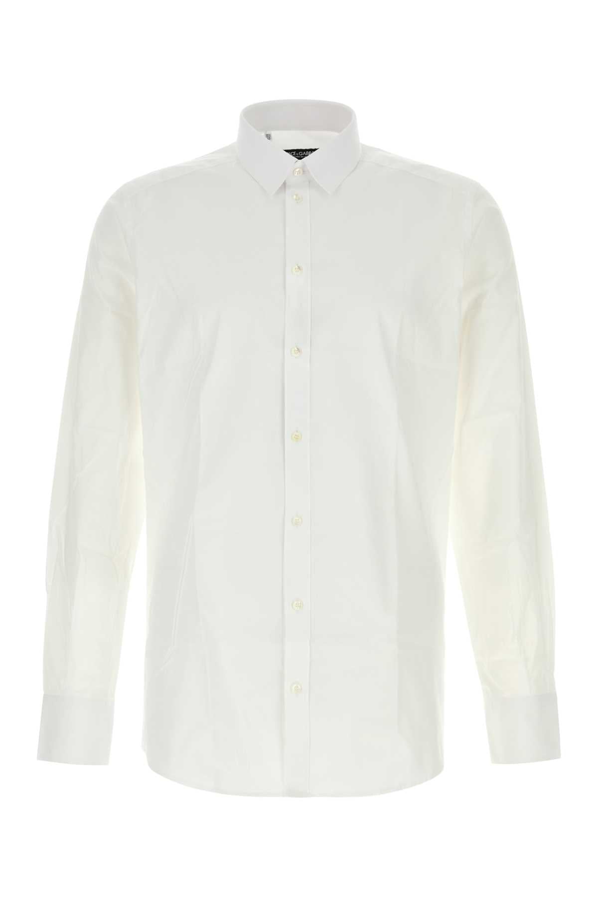 Dolce & Gabbana Poplin Shirt — White
