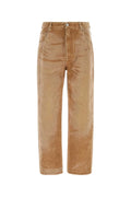 Fendi Stonewashed Denim Jeans — Beige