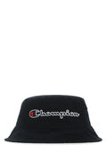 Champion CAPPELLO Logo-Embroidered Cotton Bucket Hat — Black