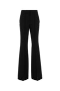 Jil Sander Grain De Poudre Wool Trousers — Black