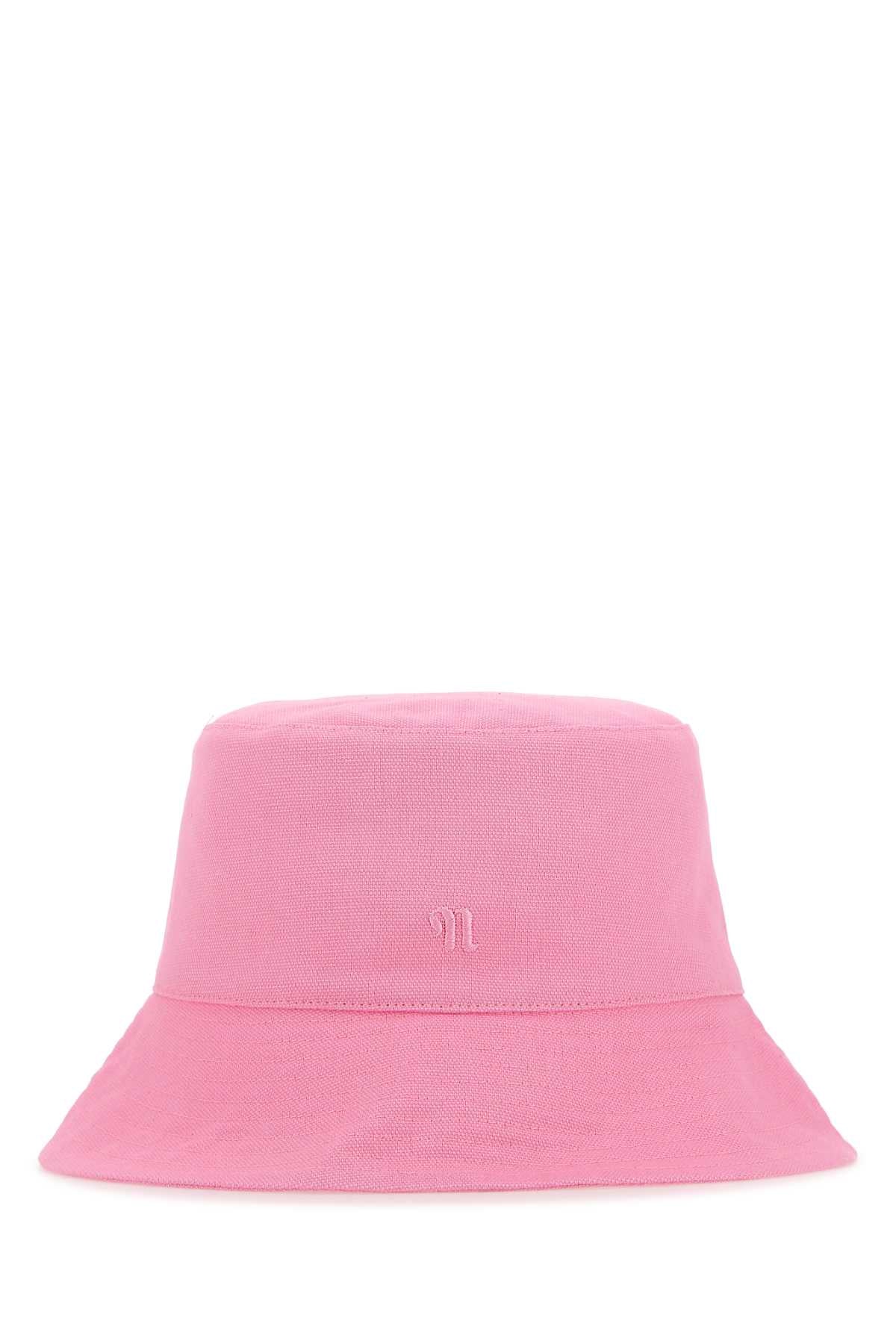 Nanushka CAPPELLO Organic Cotton Bucket Hat — Pink