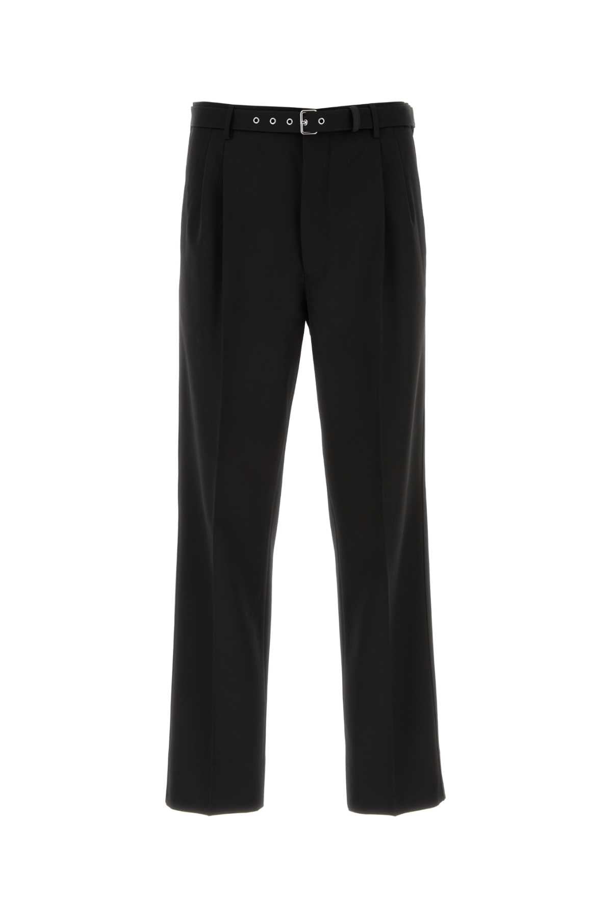 Prada Wool Trousers — Black