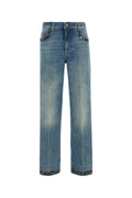 Valentino Garavani Embellished Hem Jeans — Blue