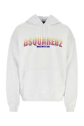 Dsquared2 Logo-Printed Cotton Sweatshirt — White
