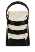 Alexander McQueen The Rise Mini Bucket Bag — Black