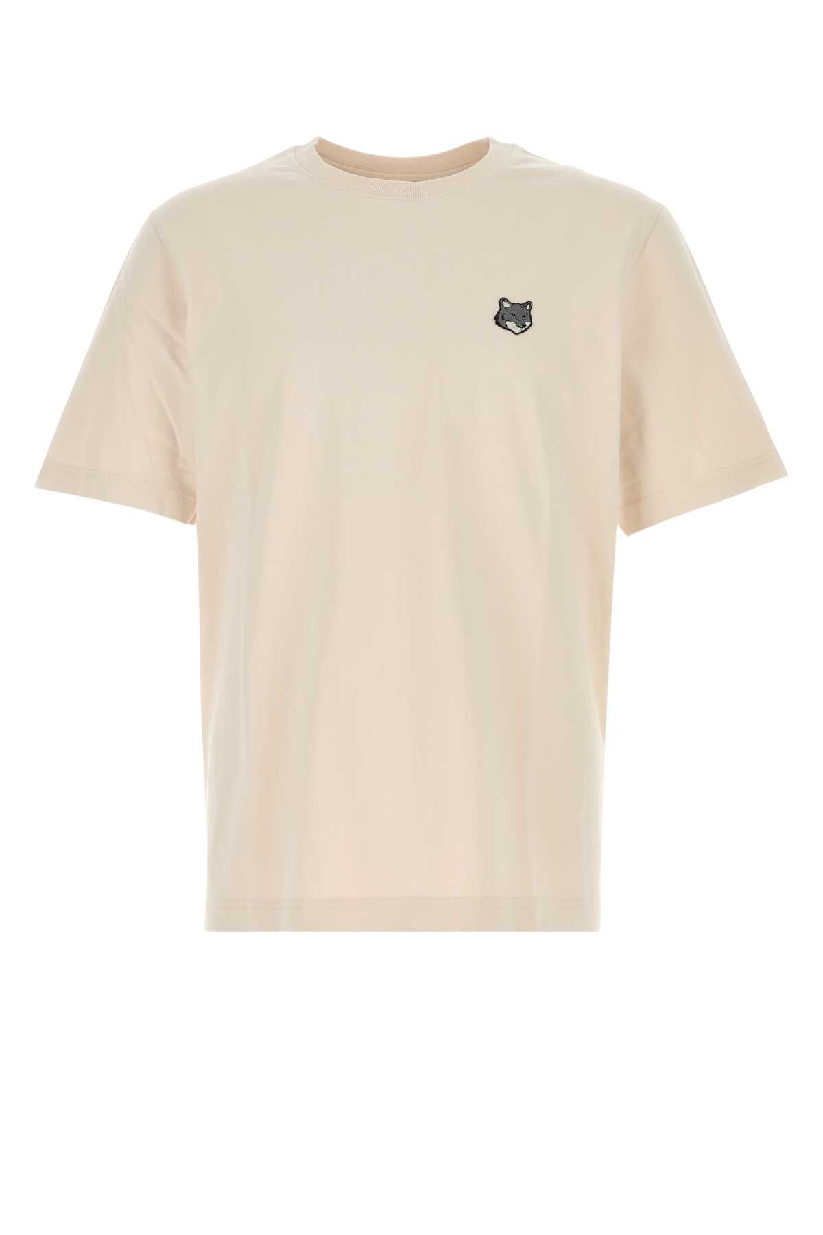 Maison Kitsune Head T-Shirt — Beige