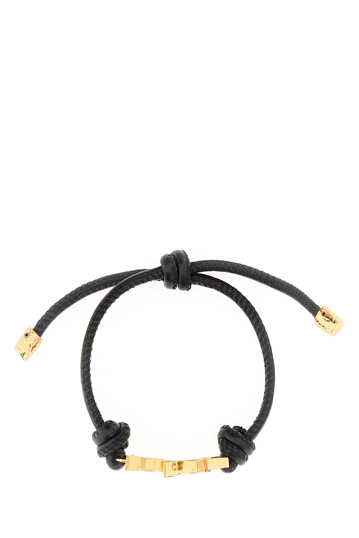 Saint Laurent Cassandre Bracelet — Black