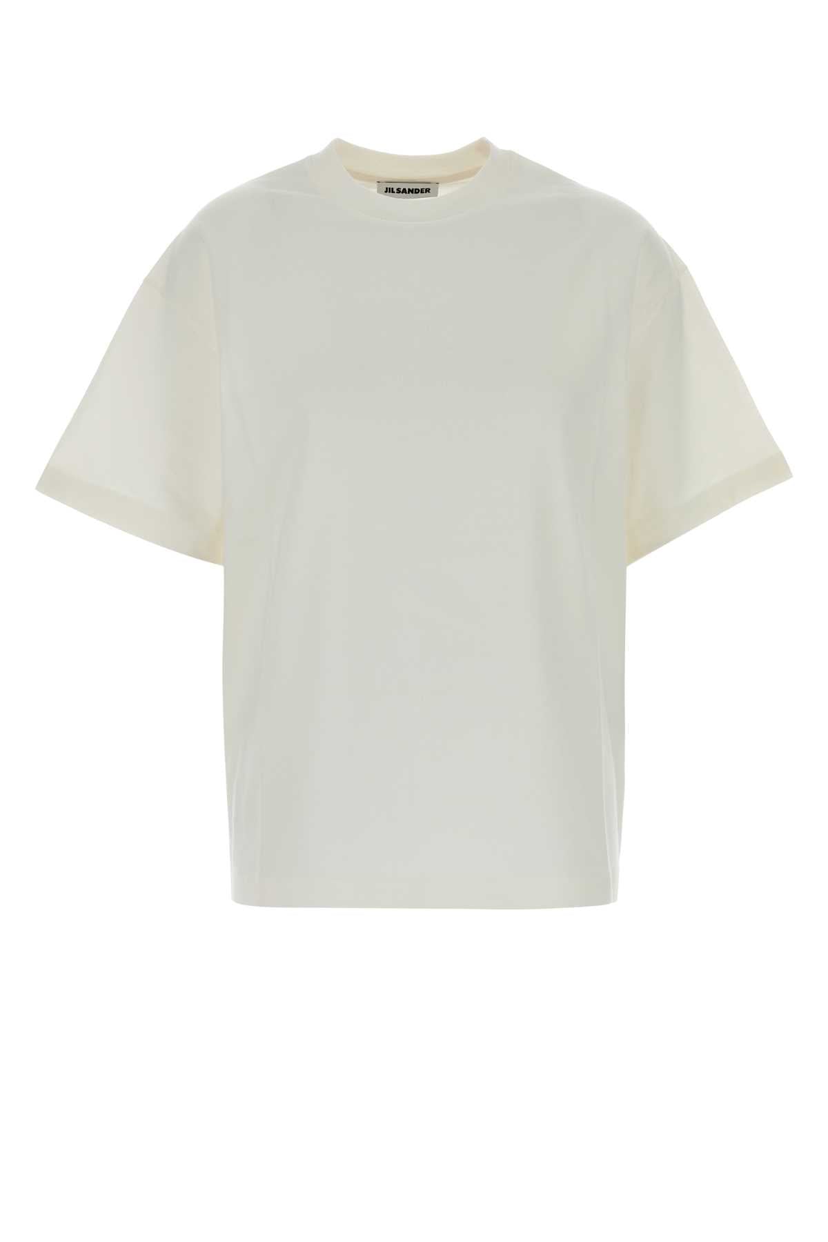 Jil Sander Cotton Jersey T-Shirt — White