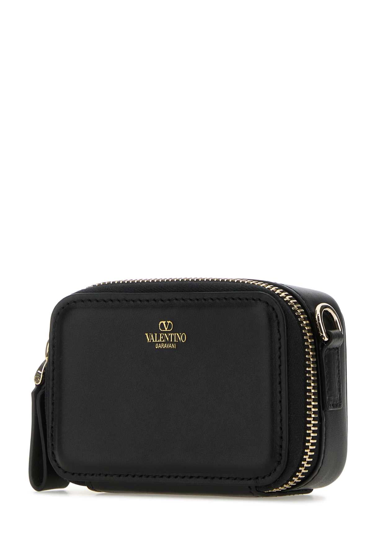 Valentino Garavani Leather Wallet — Black
