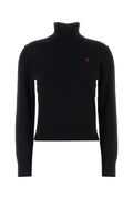 AMI Paris Coeur Sweater — Black