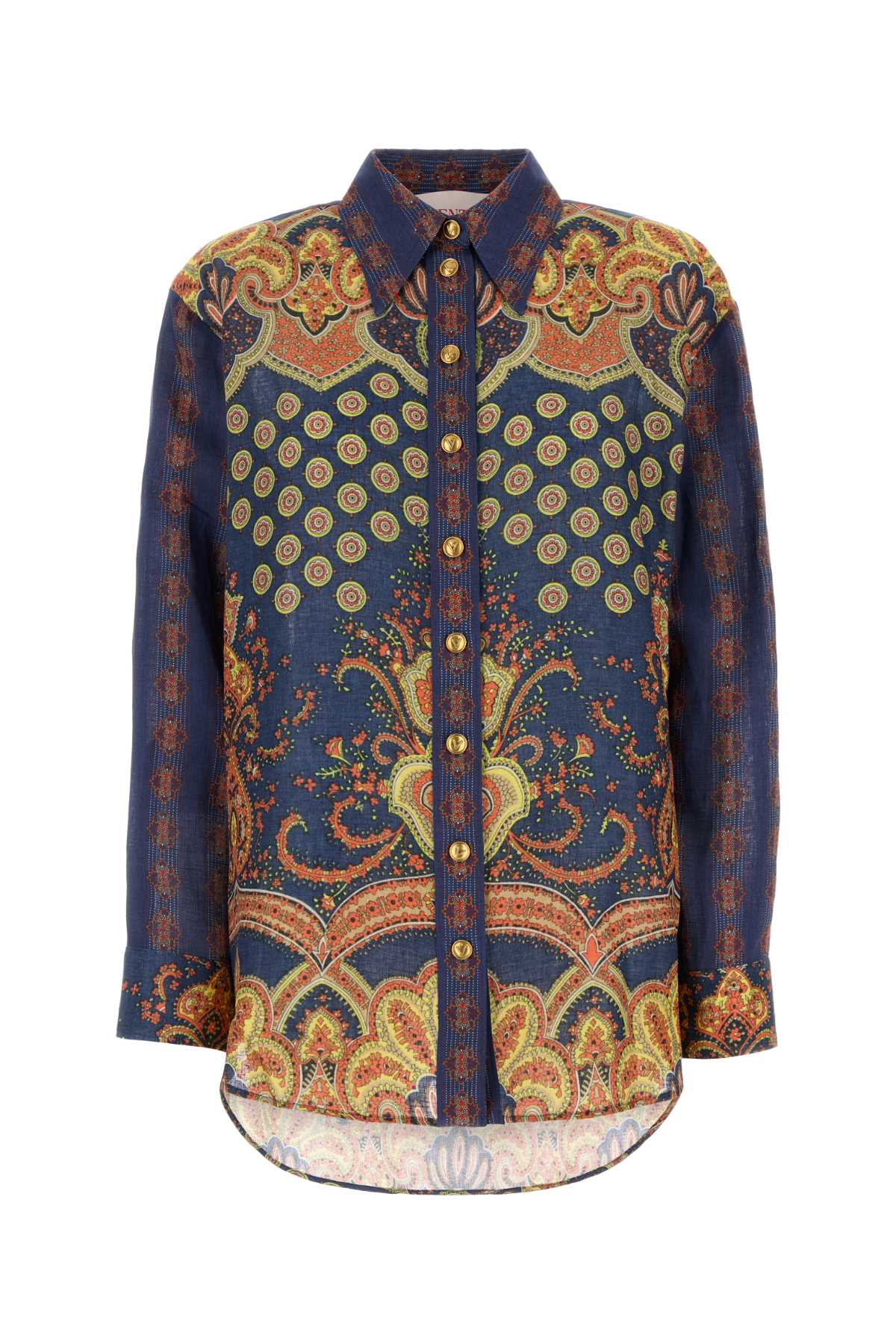 Valentino Garavani Pattern Shirt — Navy