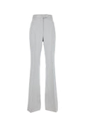 Tom Ford High-Waisted Wool-Blend Trousers — Gray