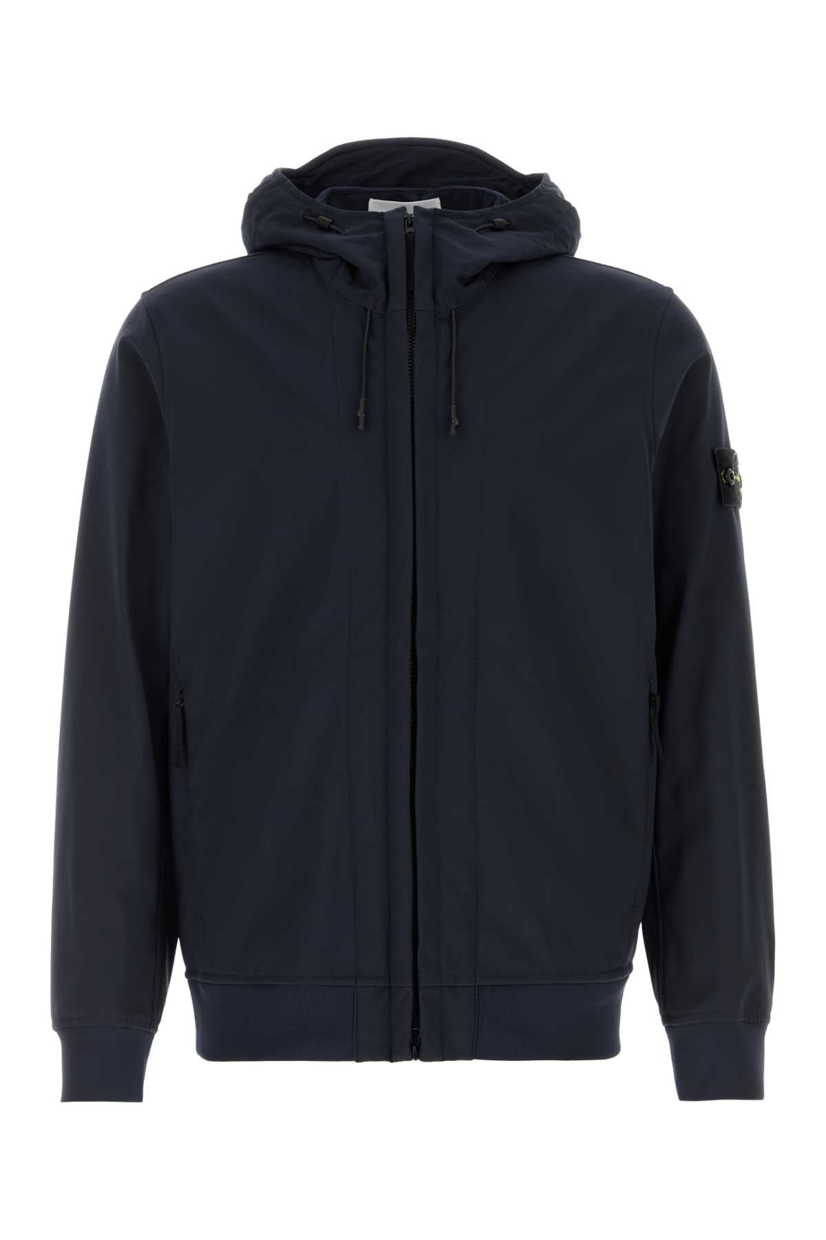 Stone Island Lightweight Zip-Through Jacket — Navy