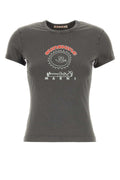Marni Logo-Print Cotton T-Shirt — Gray