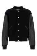 Jil Sander Virgin Wool Bomber Jacket — Black