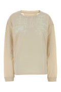 Maison Margiela Numbers Longsleeve Sweatshirt — Cream