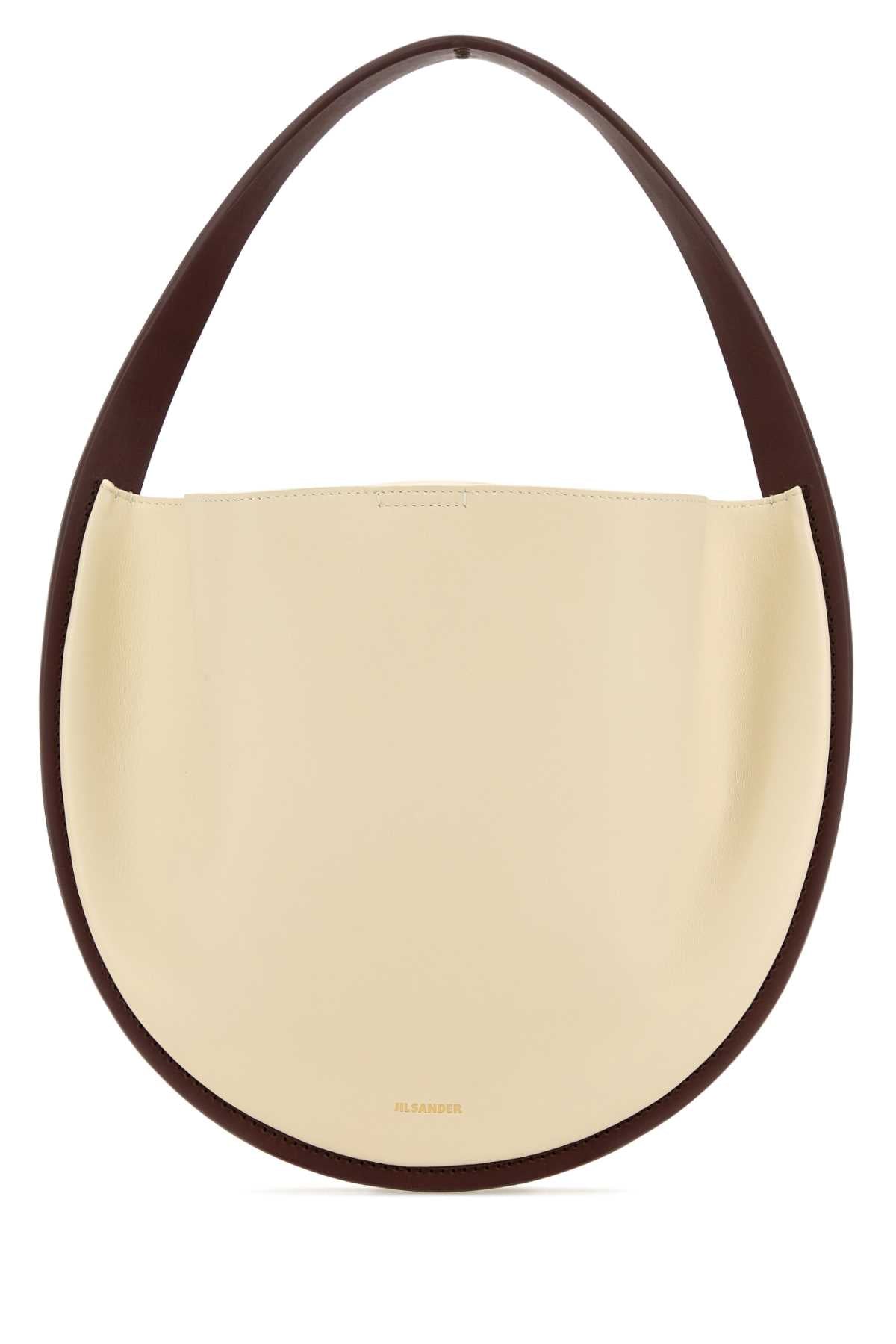 Jil Sander Pivot Hobo Bag — White