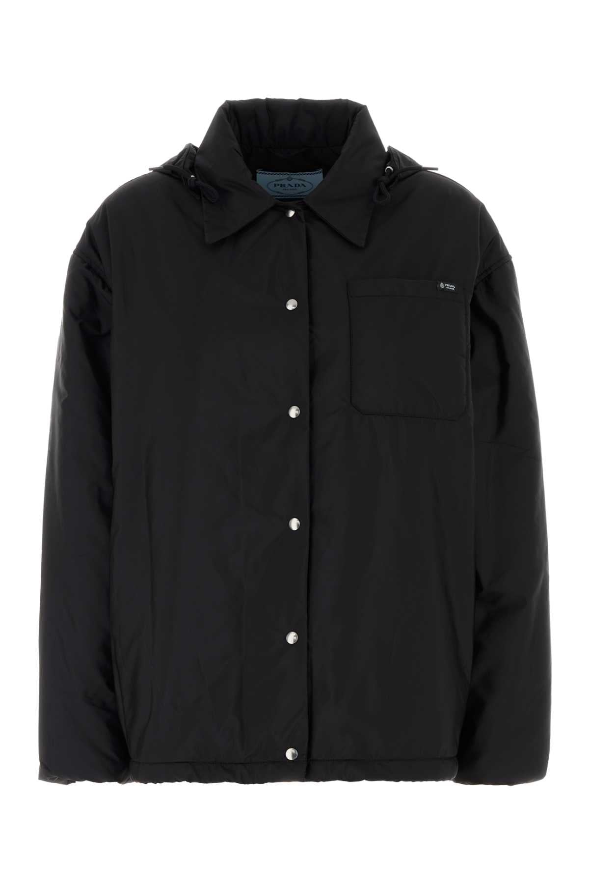 Prada Re-Nylon Padded Padded Jacket — Black