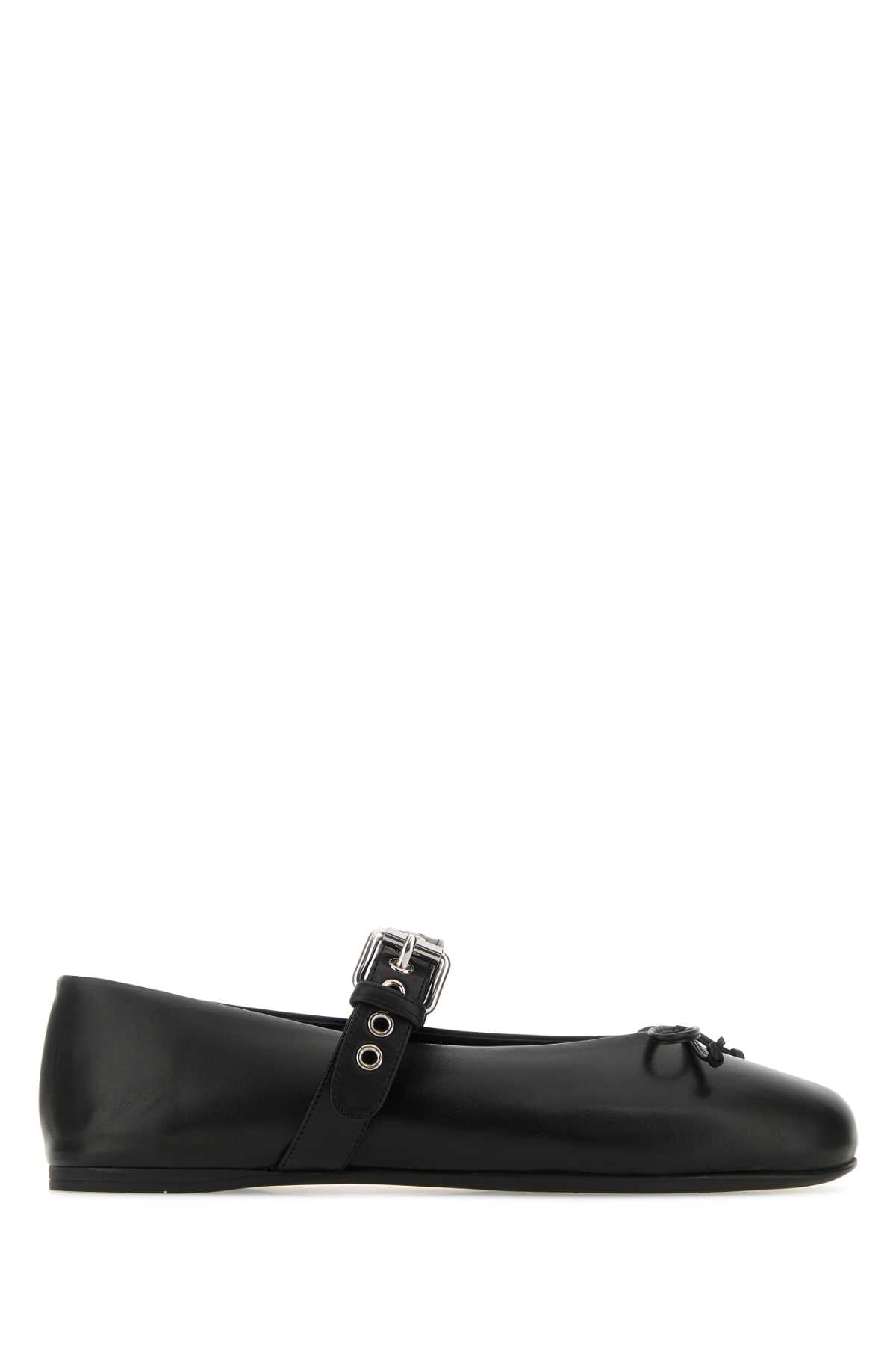 Miu Miu Ballerine Ballet Flat — Black