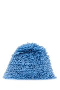 Prada CAPPELLI Embellished Raffia Bucket Hat — Blue