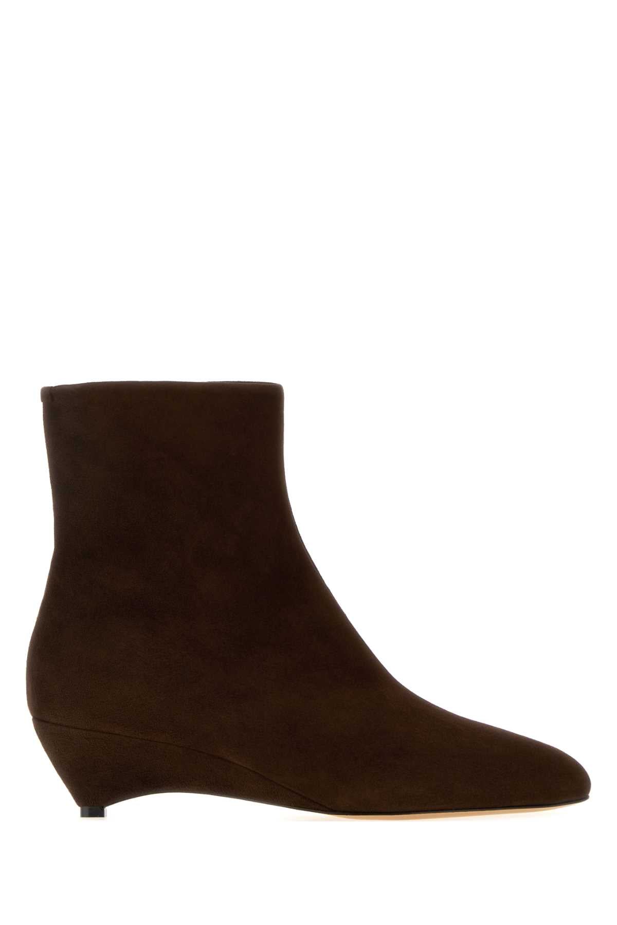 Jil Sander Arc Ankle Boot — Brown
