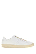 Jil Sander Leather Low-Top Sneaker — White