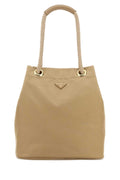 Prada Mariner Bucket Bag — Beige