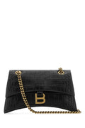 Balenciaga Crush S Shoulder Bag — Black