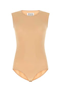 Maison Margiela Nylon Elastane Bodysuit — Beige