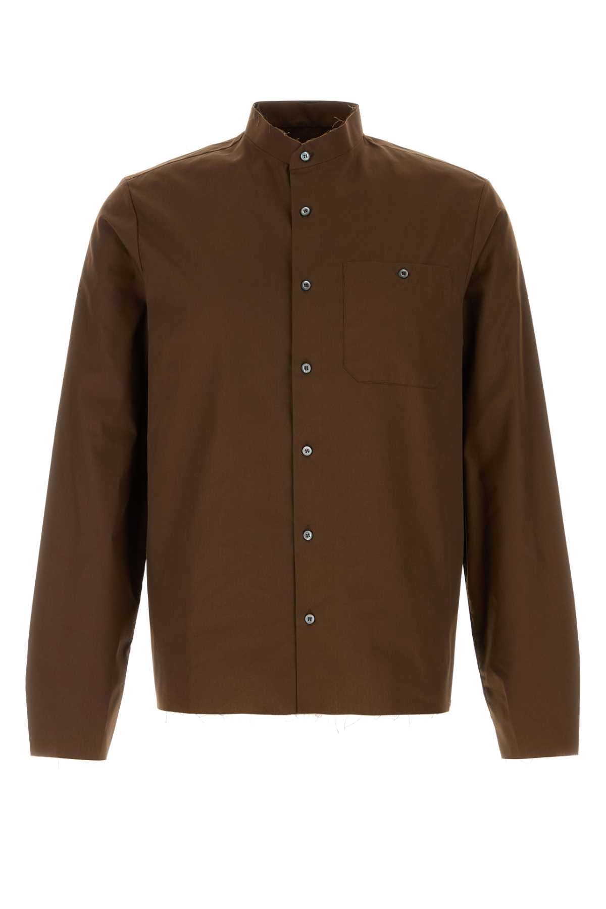 Prada Camicie Shirt — Brown
