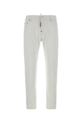 Dsquared2 Cotton-Elastane Trousers — White