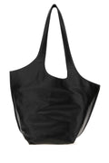 The Attico La Scoop Shoulder Bag — Black