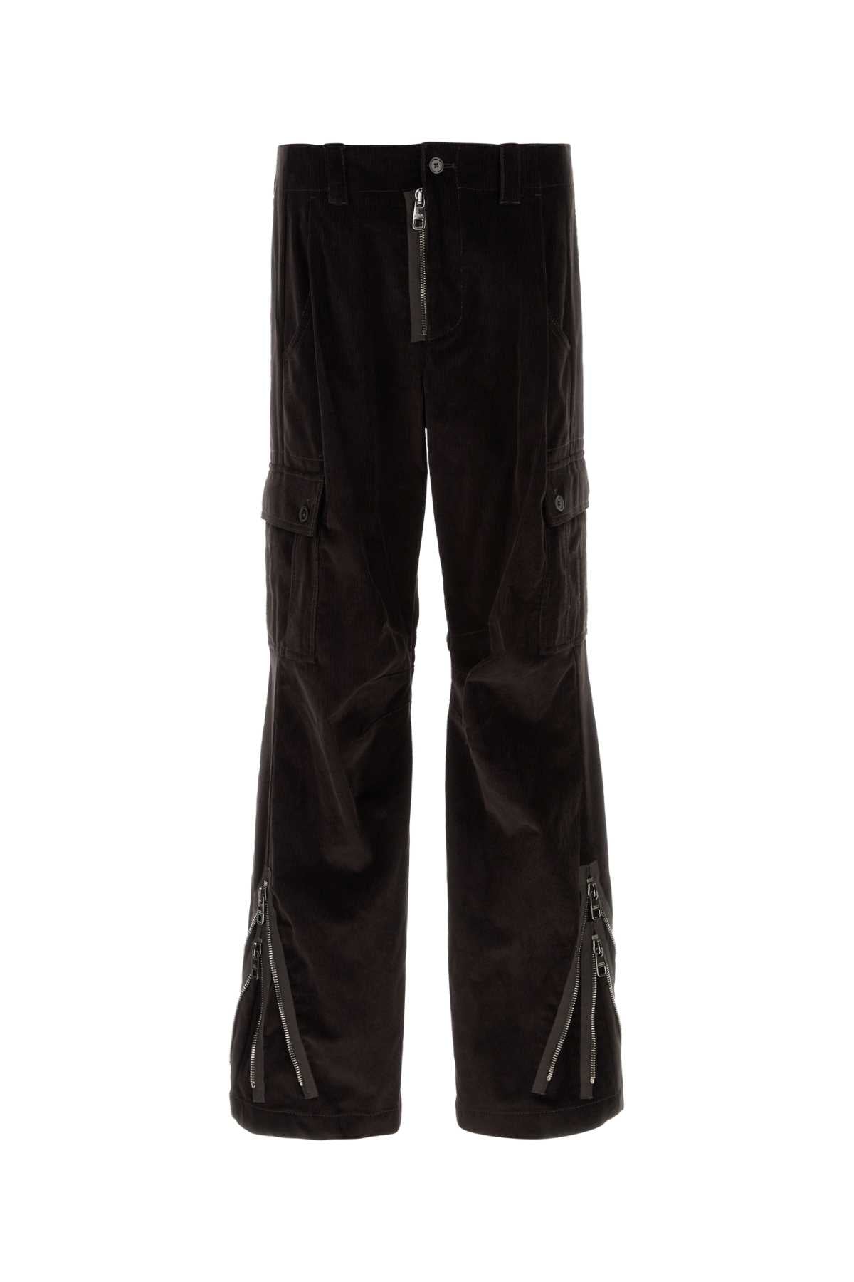 Dolce & Gabbana Corduroy Cargo Cargo Pants — Brown