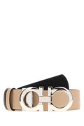 Cinturón Ferragamo Newbisner — Beige