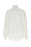 Alexander McQueen Cotton Oxford Shirt — White
