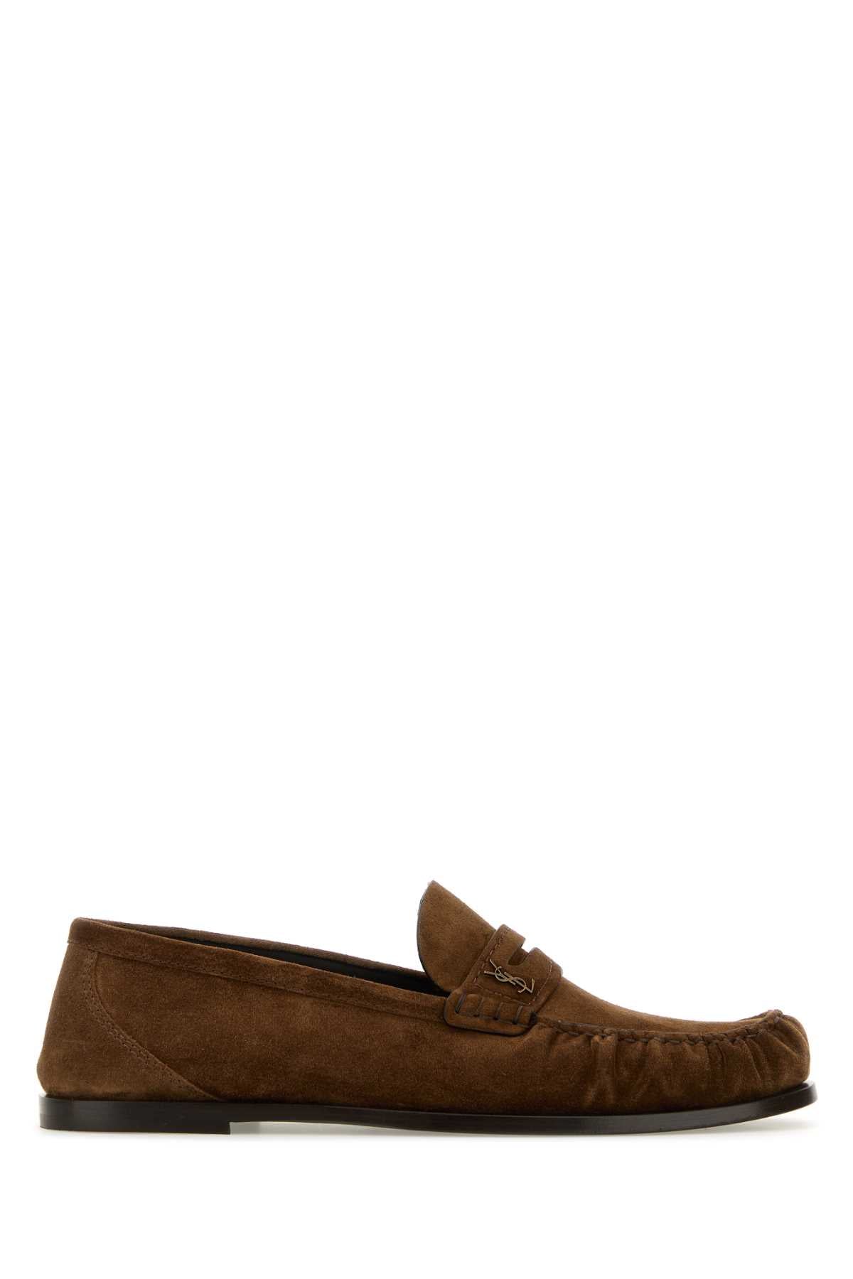 Saint Laurent Ryan 05 Moc Loafer — Brown