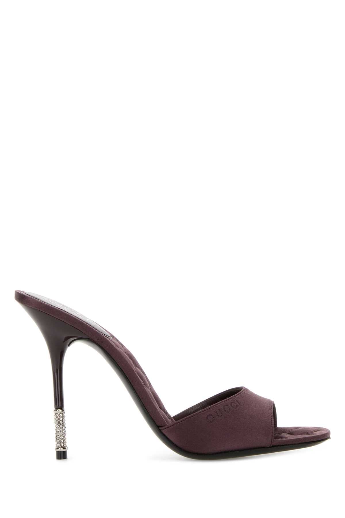 Gucci Upper Mule Heel — Purple
