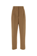 Prada Camel Wool Trousers — Camel