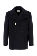 Givenchy Lapel Coat — Navy