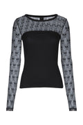 Pinko Violinista Top — Black