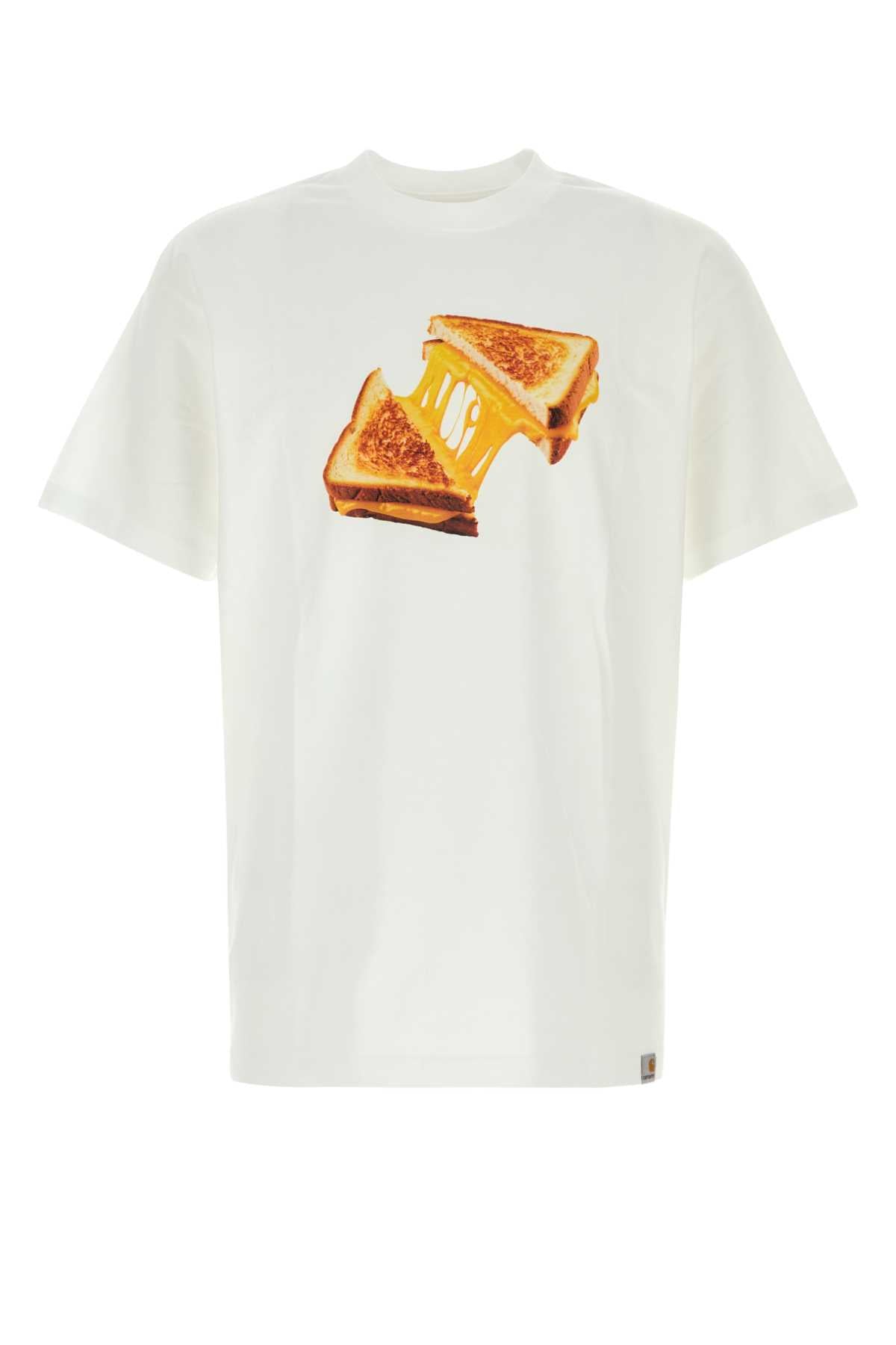 Carhartt Wip Cheese Toast Graphic T-Shirt — White
