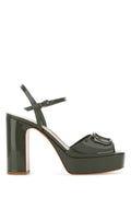 Valentino Garavani Vlogo Sandals — Green