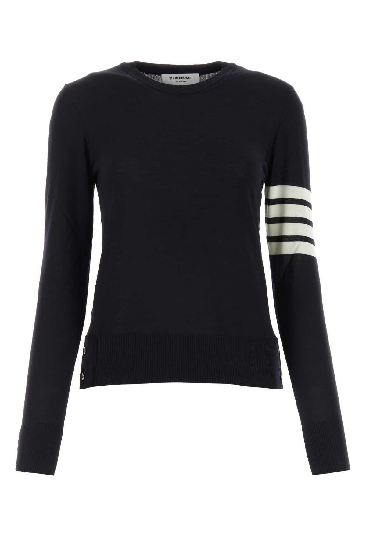 Thom Browne Pullover Sweater — Navy