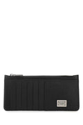 Dolce & Gabbana Calf Leather Card Case — Black