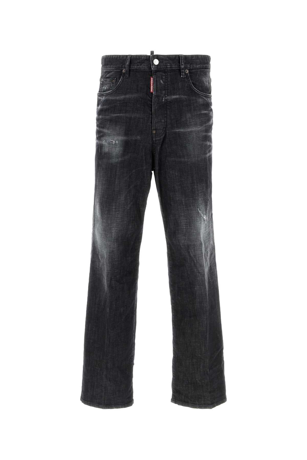 Dsquared2 Loose Jean Jeans — Black