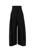 Brunello Cucinelli Palazzo Trousers — Black