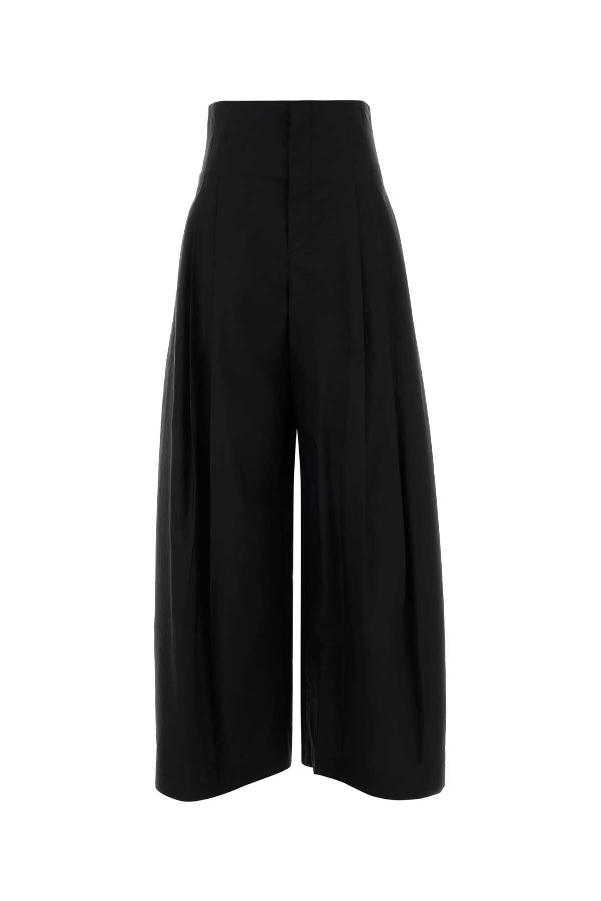 Brunello Cucinelli Palazzo Trousers — Black