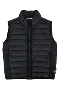 Stone Island Kids Quilted Puffer Vest — Black