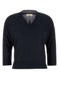 Herno Lyocell Blend T-Shirt — Navy