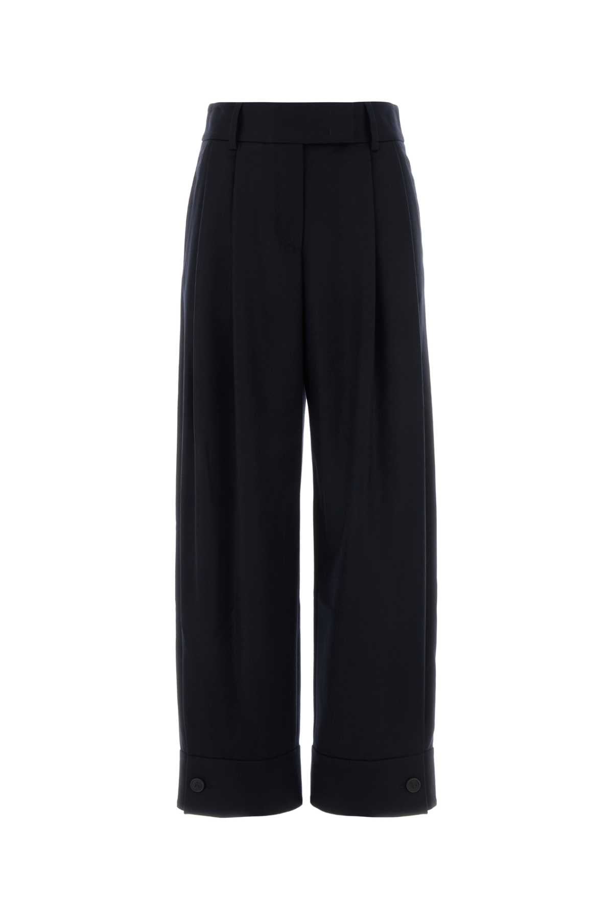Giorgio Armani X Alanui Virgin Wool Trousers — Black
